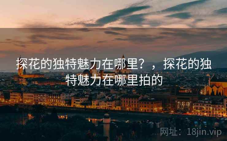 探花的独特魅力在哪里？，探花的独特魅力在哪里拍的  第1张