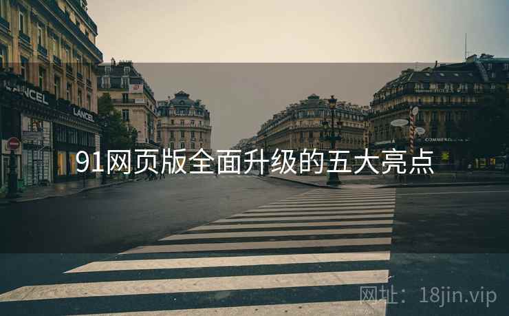 91网页版全面升级的五大亮点  第1张
