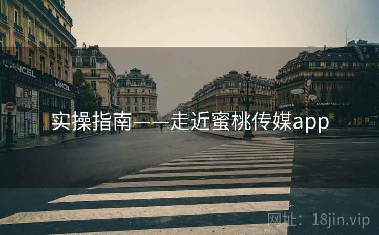 实操指南——走近蜜桃传媒app  第2张