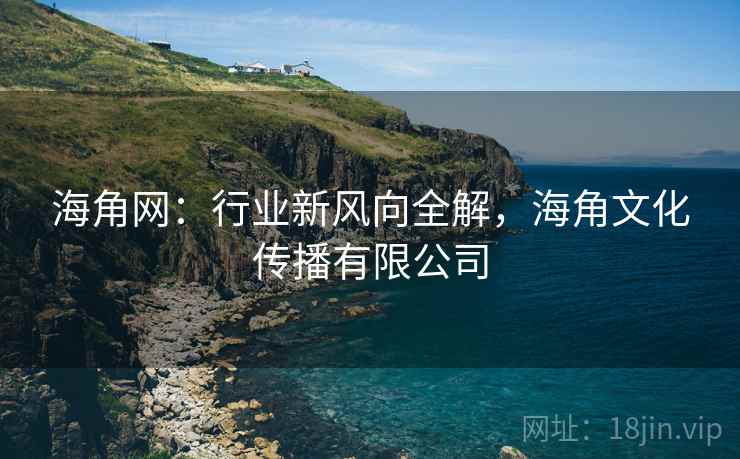 海角网：行业新风向全解，海角文化传播有限公司  第2张