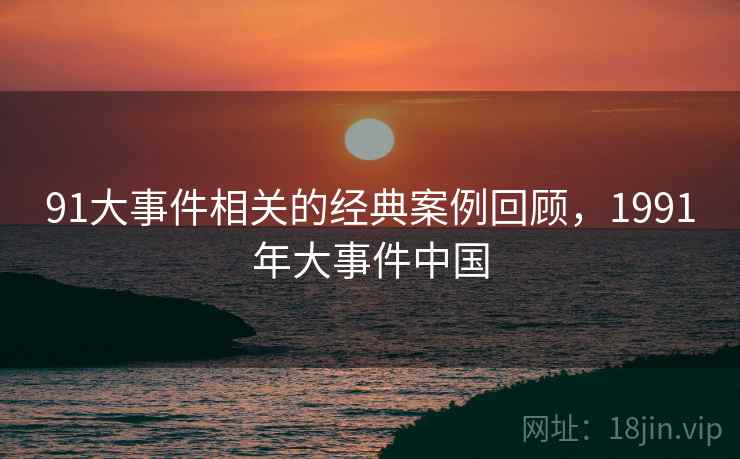 91大事件相关的经典案例回顾，1991年大事件中国  第2张
